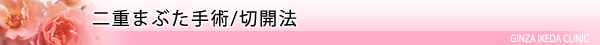 美容外科・二重まぶた 切開法/東京皮膚科・形成外科