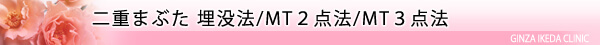 美容外科・二重まぶた 埋没法・MT法/東京皮膚科・形成外科