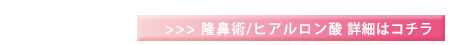 隆鼻術/ヒアルロン酸/東京皮膚科・形成外科
